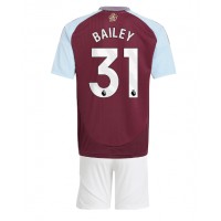 Fotballdrakt Barn Aston Villa Leon Bailey #31 Hjemmedraktsett 2024-25 Kortermet (+ Korte bukser)